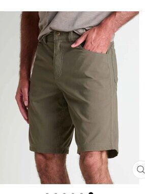 Men's Toad&Co Size 36 Beige/Green Shorts